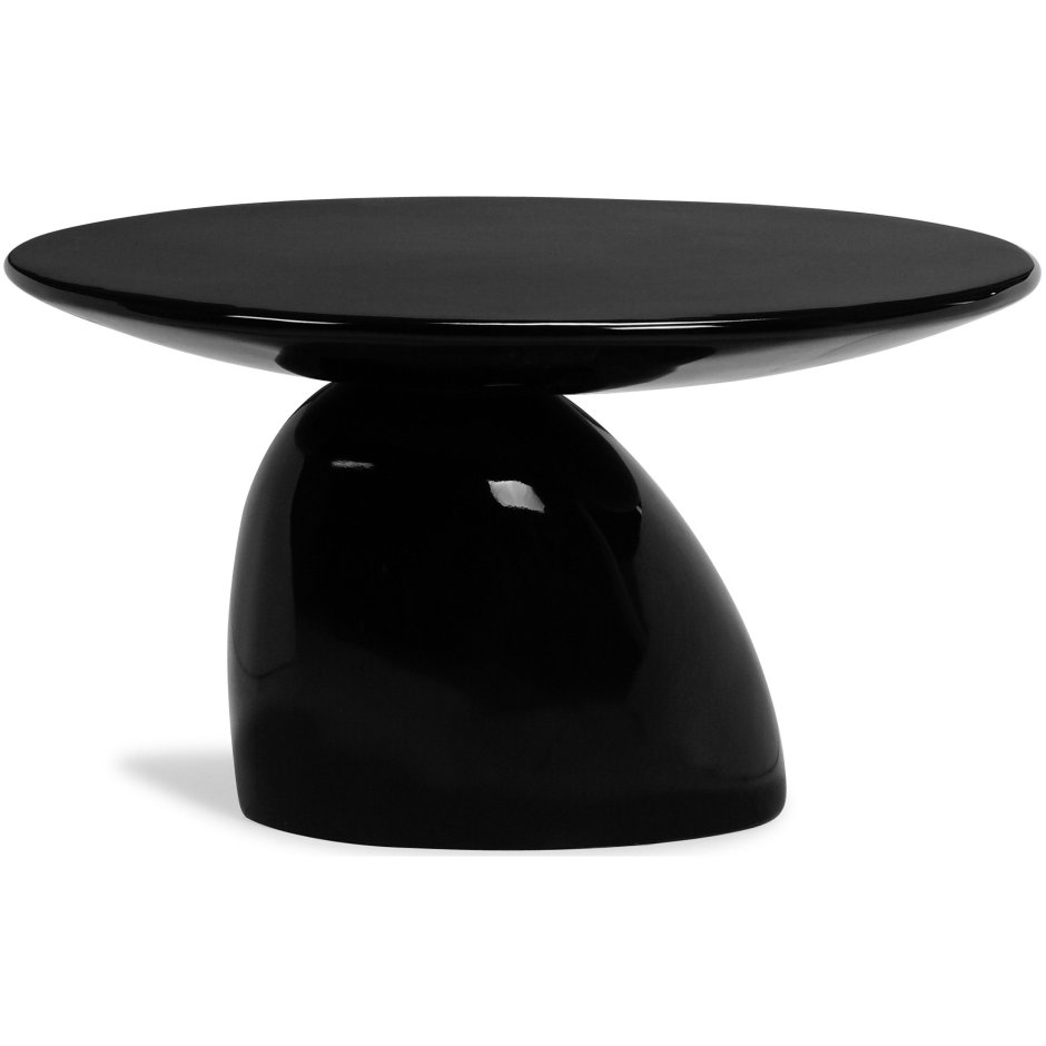 Журнальный столик с темным стеклом