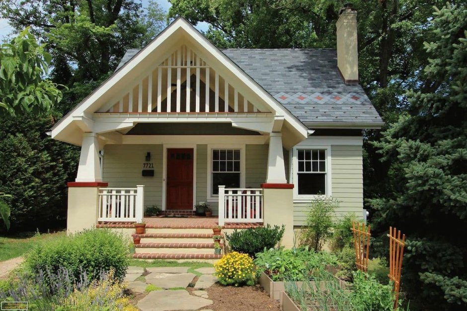 Крошечный Викторианский коттедж в Нью-Йорке