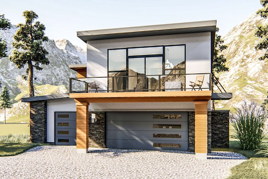 Домик над гаражом