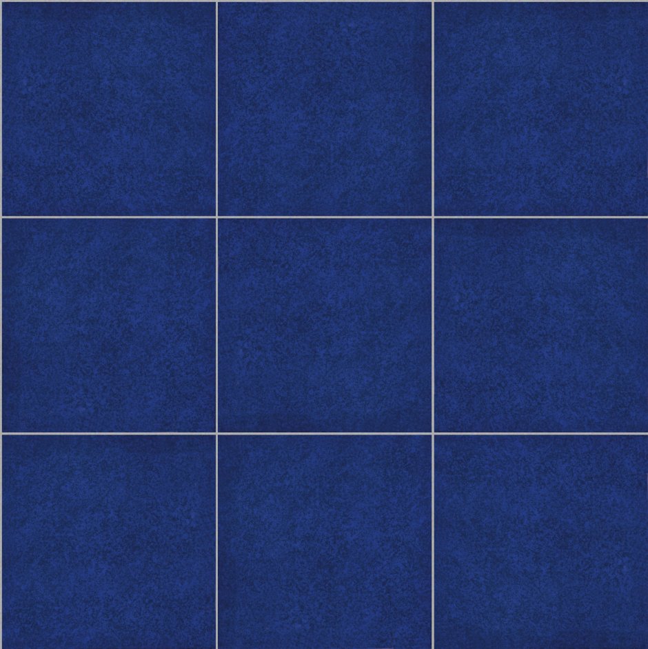 Плитка для пола синяя
