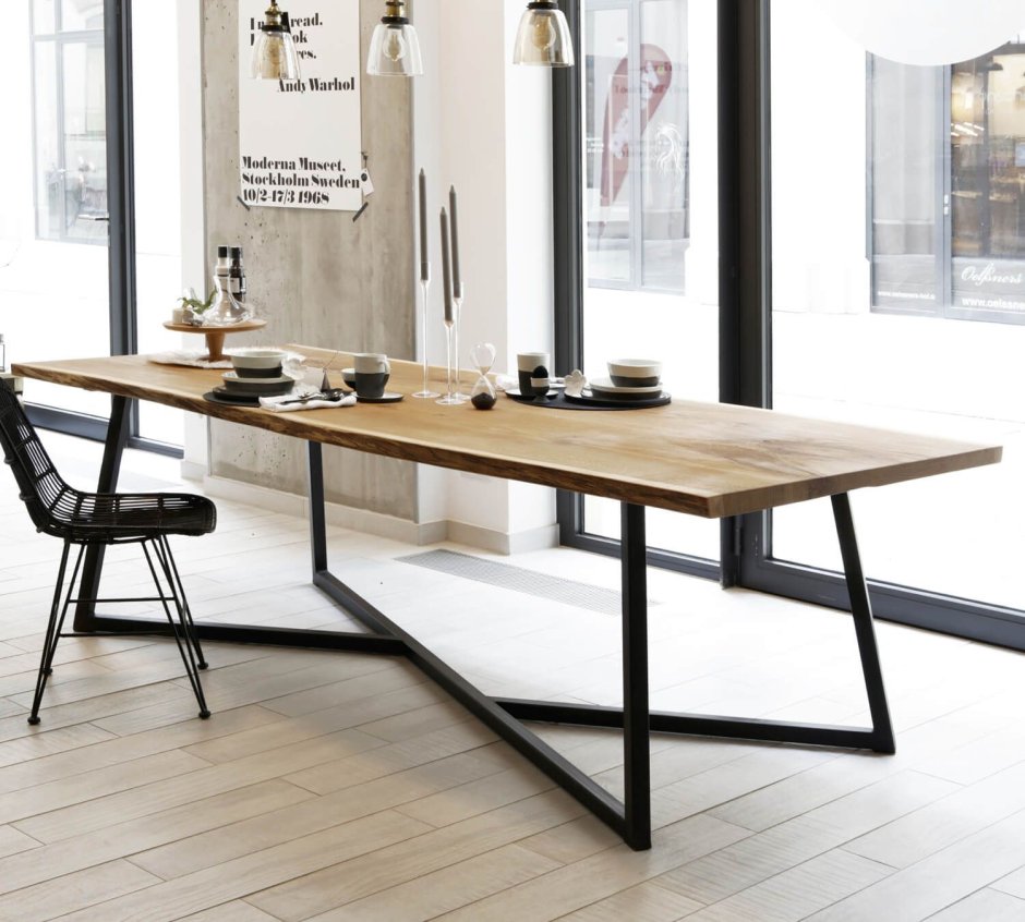 Стол столовый стиль лофт r43-134