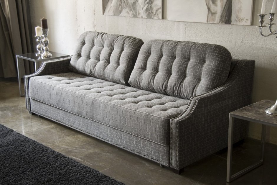 Серый флок для дивана