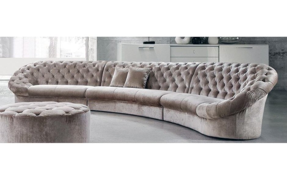 Диван из флока в интерьере