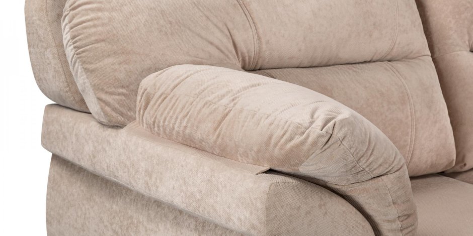 Диван Бристоль флок бежевый