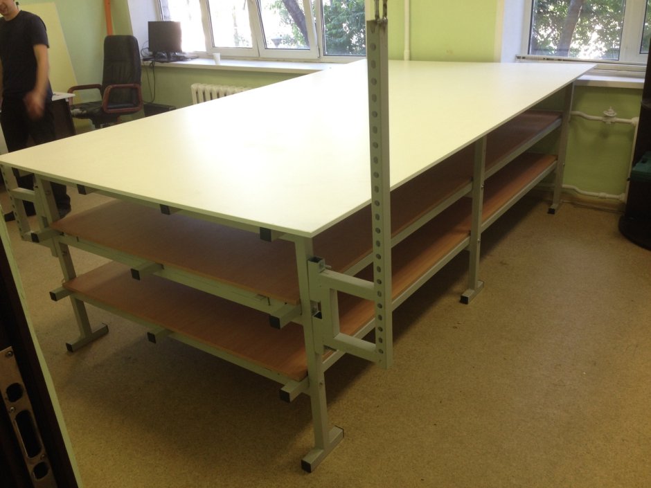 Стол раскроечный, металлический, разборный 1.73м*3м