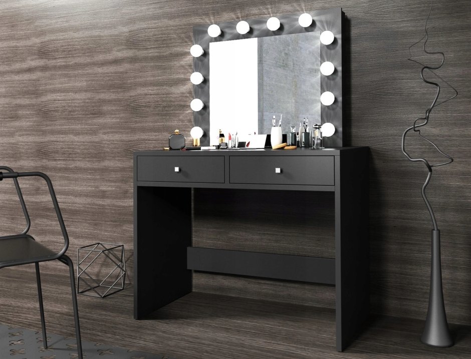 Туалетный столик черный