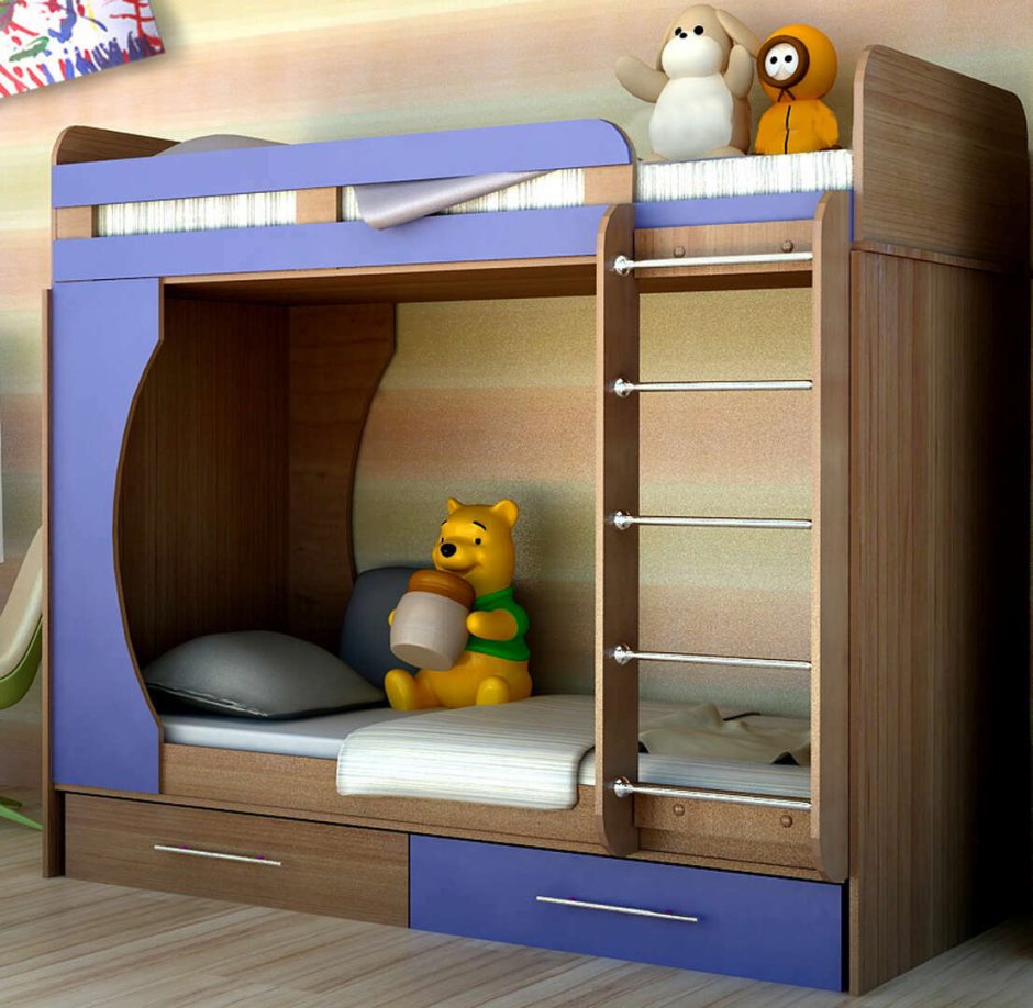 Детская кровать в нише