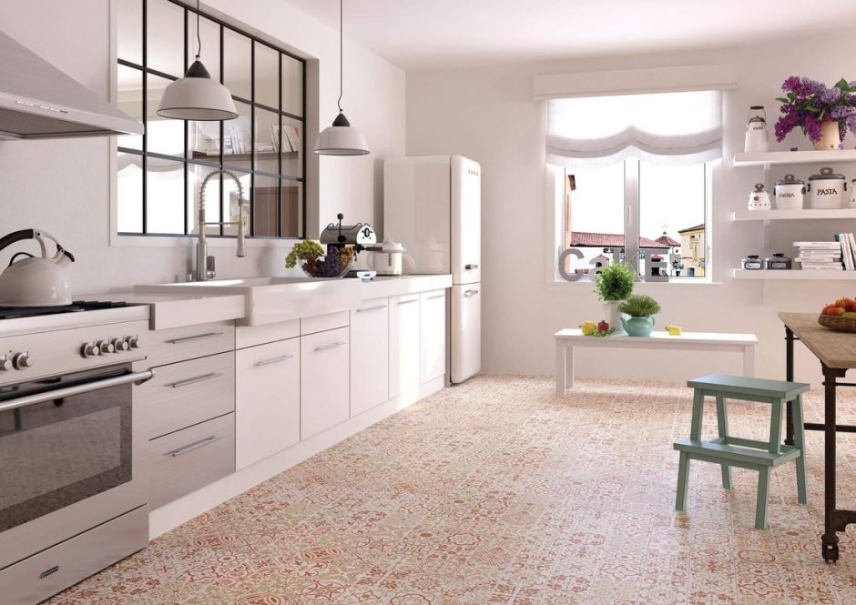 Керамогранитная плитка для кухни