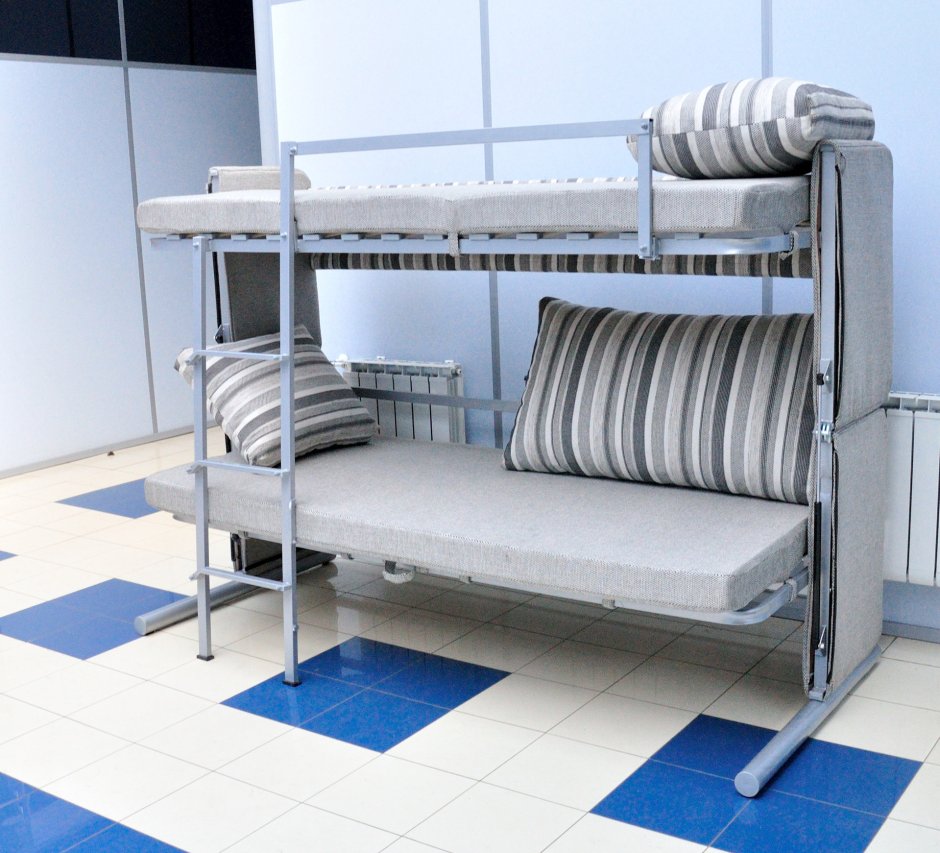 Двухъярусная кровать трансформер для двоих детей