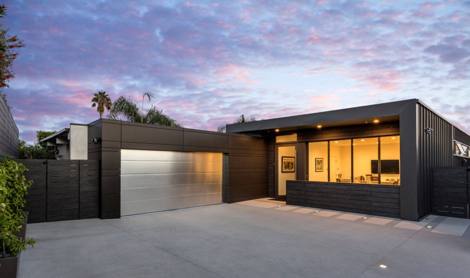 Дом с плоской крышей монолит 170 м