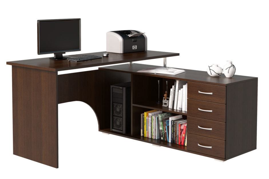 Угловой стол Прайм-70 венге