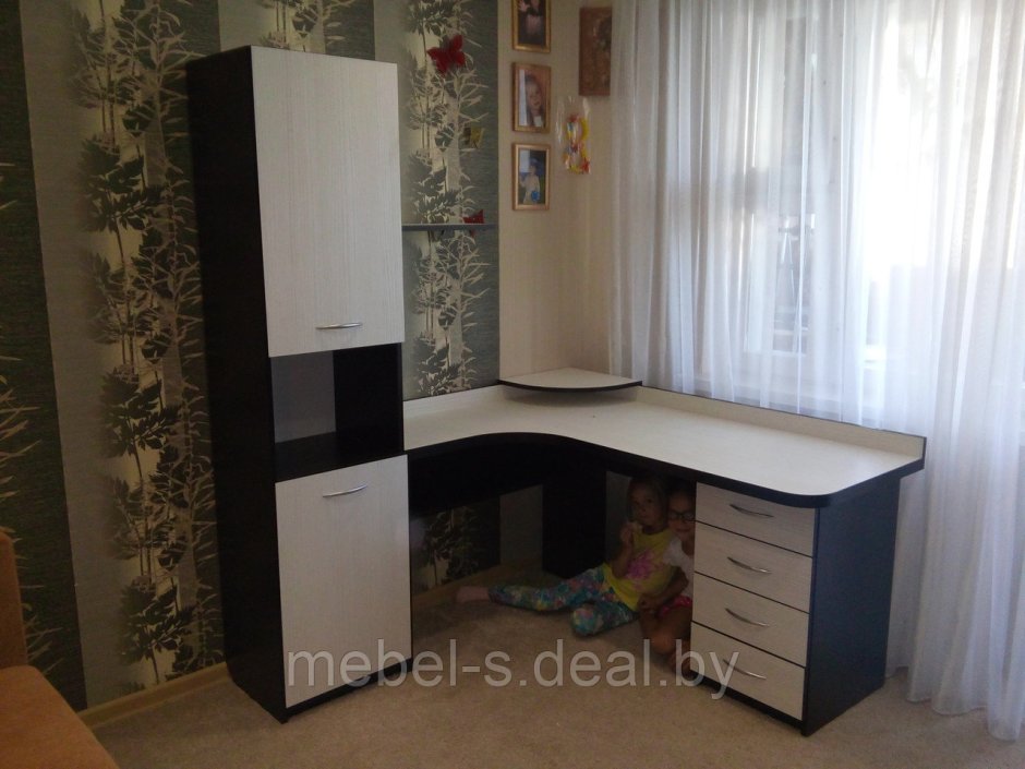 Стол угловой 1500х1200 Титан