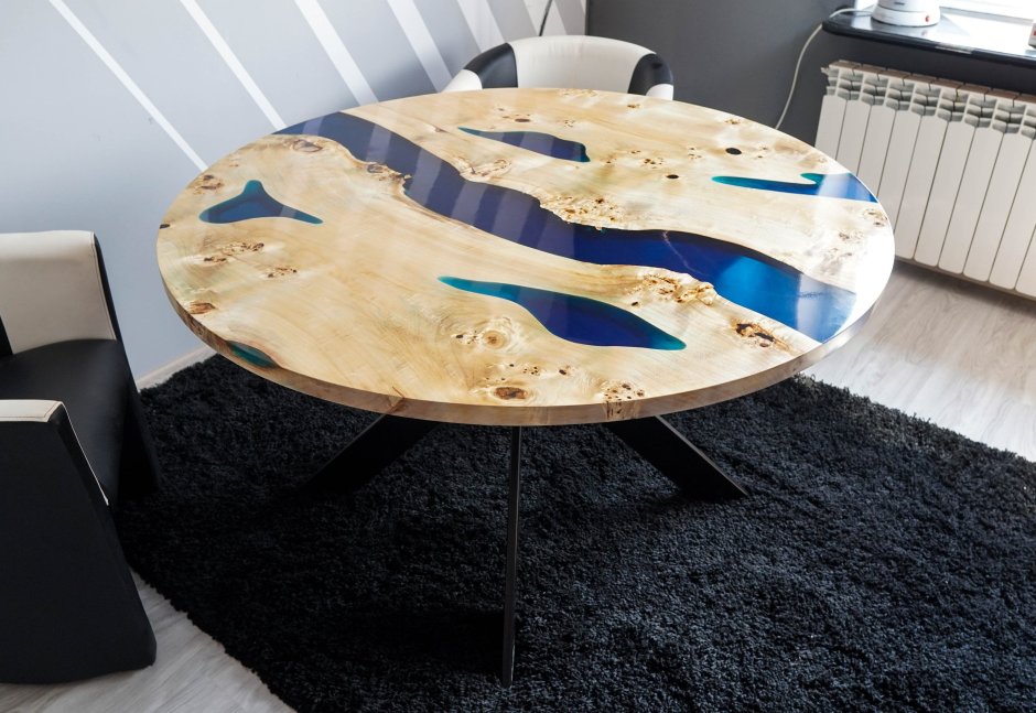 Epoxy Resin River Table