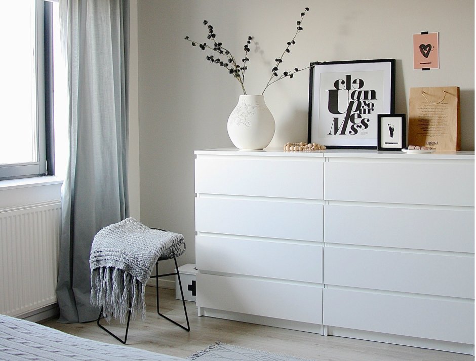 Комоды икеа в интерьере спальни