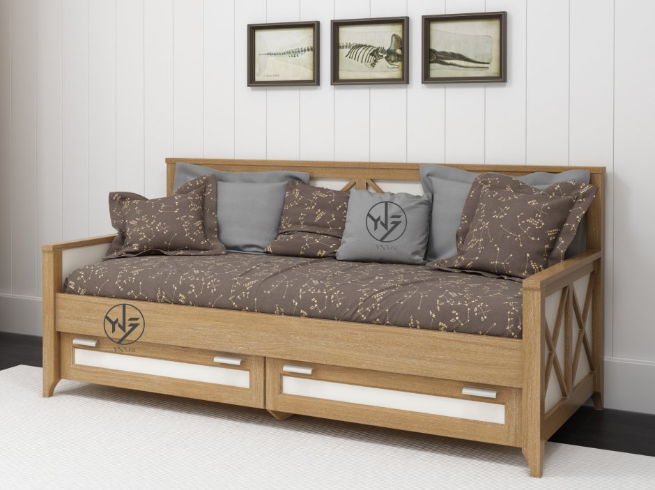 Садовый диван из досок