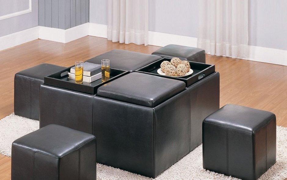 Пуф журнальный столик трансформер