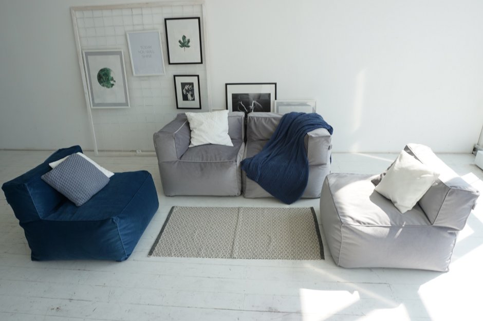 Бескаркасный диван француз Гливер