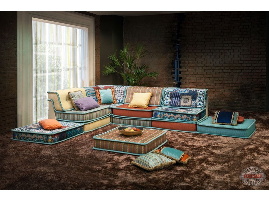 Бескаркасная модульная мебель