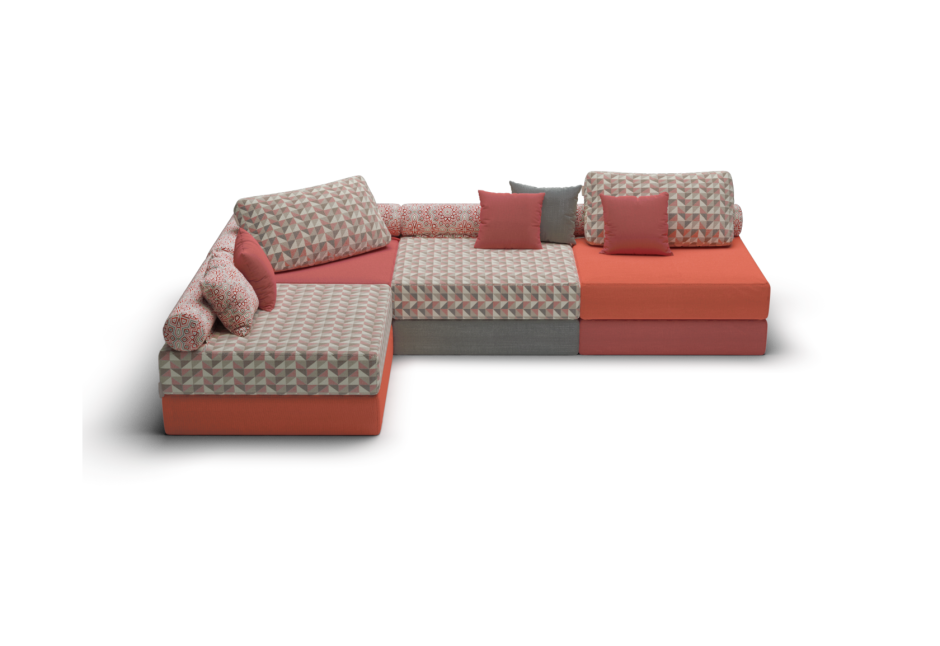 Бескаркасный модульный диван