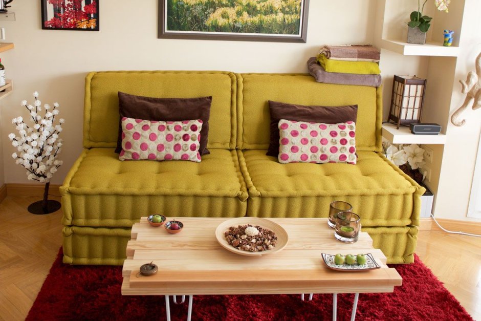 Мебель из подушек