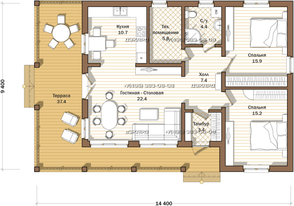Планировка финских домов одноэтажных 150 м2