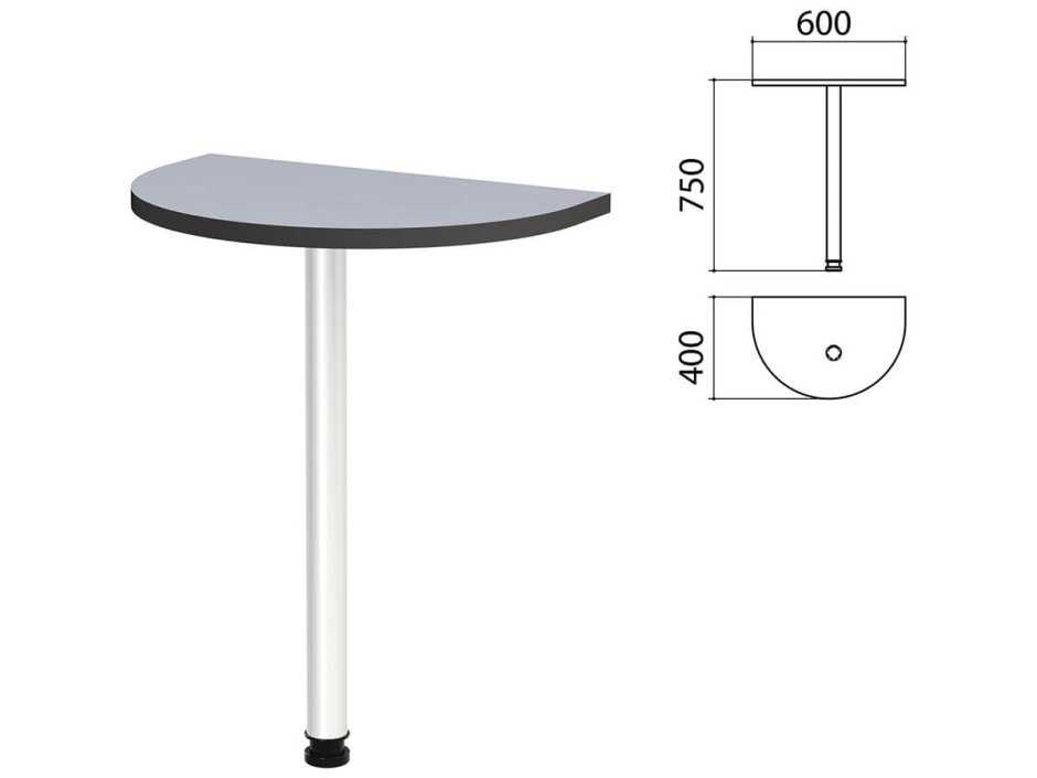 Столик приставной монолит ПМ19.1