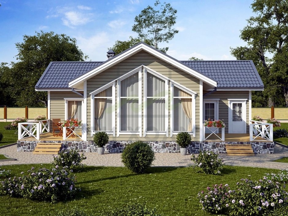 Каркасник 80 м2 с терссой