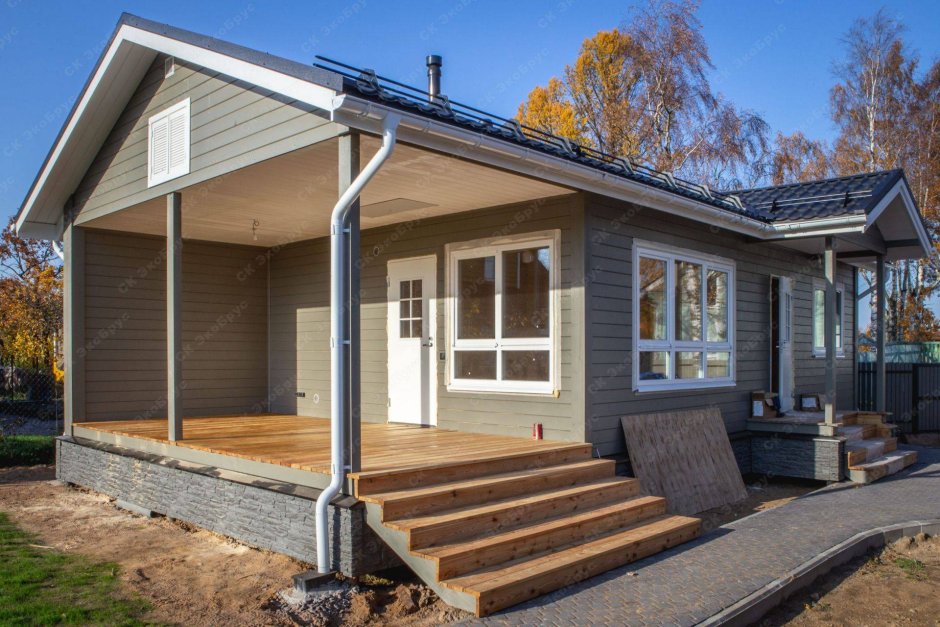 Финский дом Кайгас с террасой