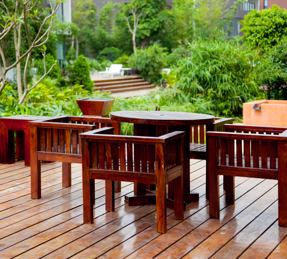 Террасная мебель из дерева