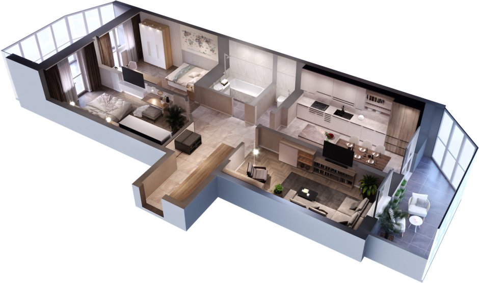 ЖК Россинский парк планировки