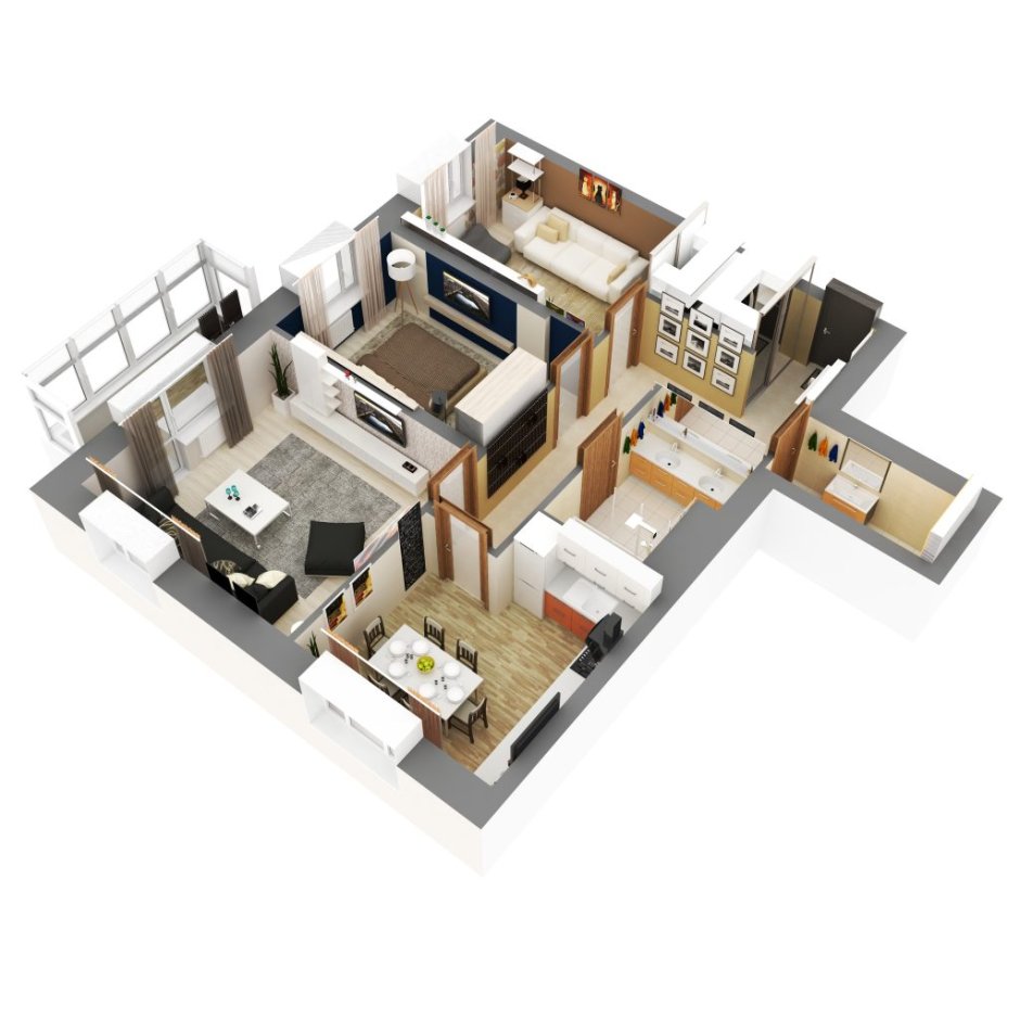 Евротрешка планировка кухня 20 кв