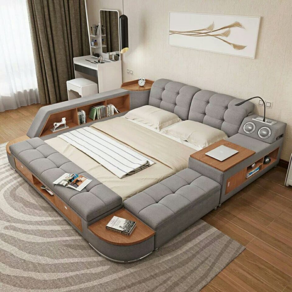 Многофункциональная кровать в спальню