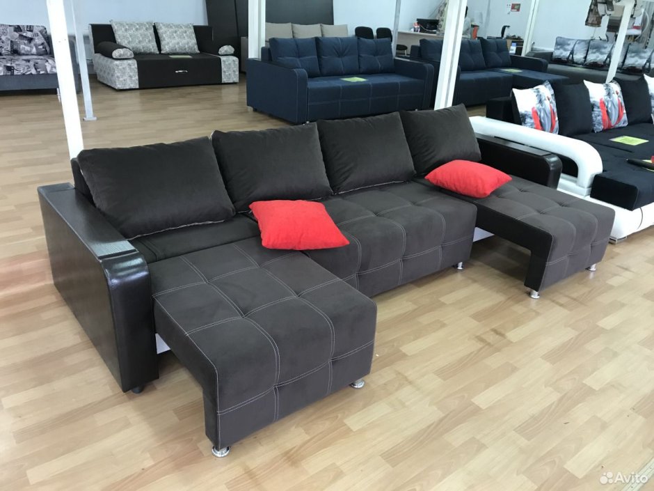 Диван угловой трансформер с выдвижным углом