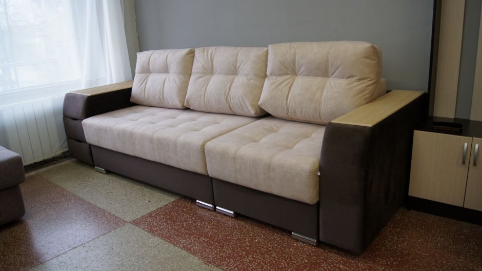 Угловой диван с тумбой Виктория 5 (пт+д2+д1+п3)