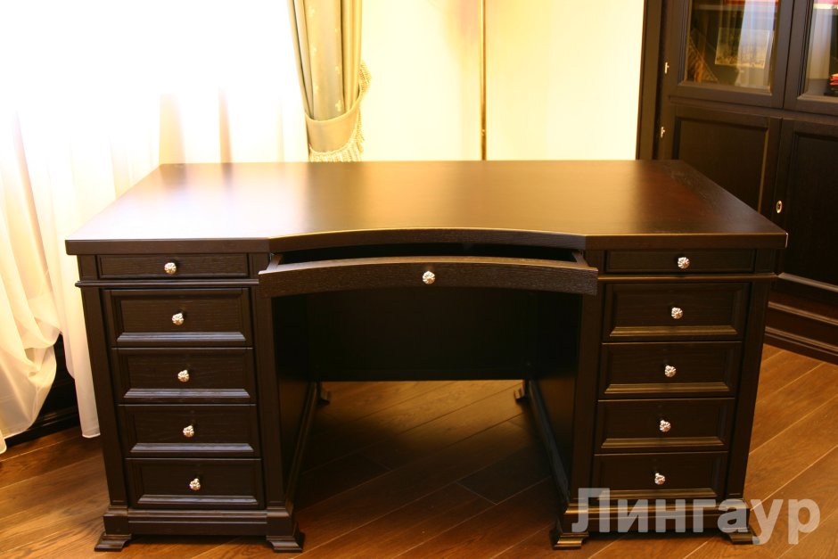 Письменный стол двухтумбовый классика