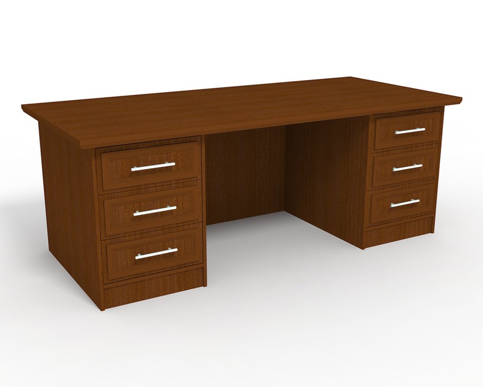 Стол руководителя Raut 1800х800х750мм цвет орех Даллас RSDT 188