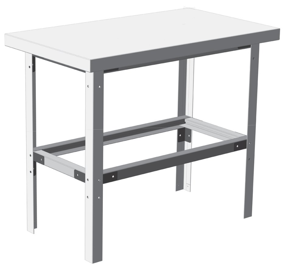 Стол производственный 2 РПС-816