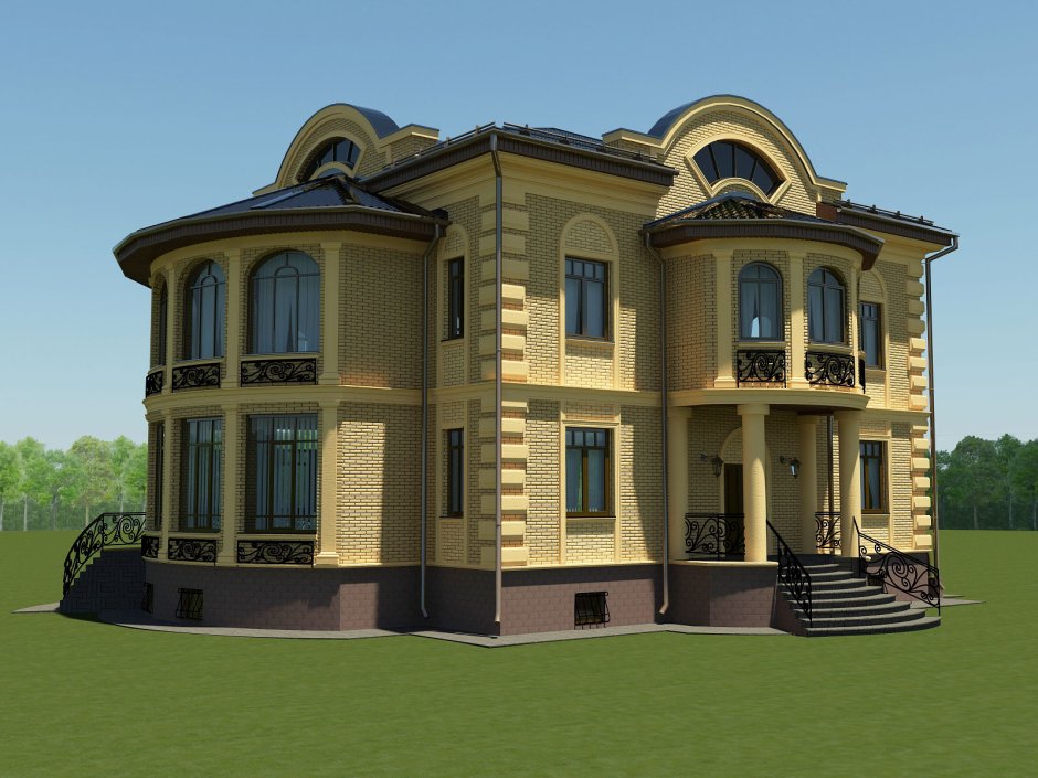 Мерано - проект особняка в стиле Ампир