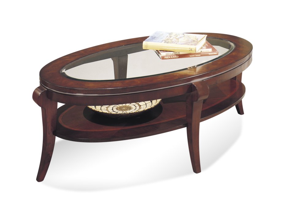 Овальный столик стекло