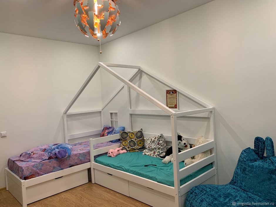 Кровать домик угловой Fairyland