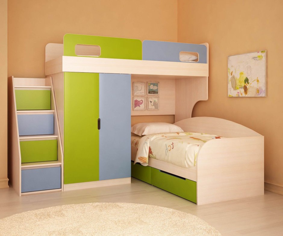 Кроватка домик для двоих