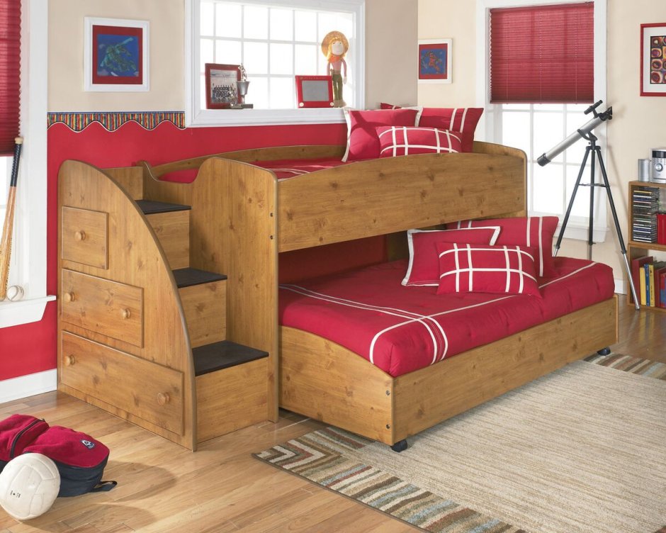 Угловые детские кровати