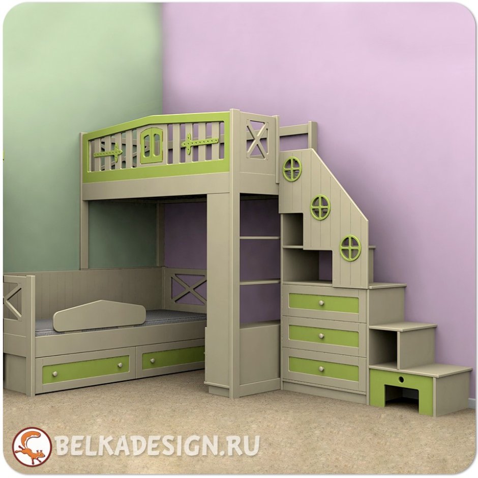 Кровать Дакота двухъярусная