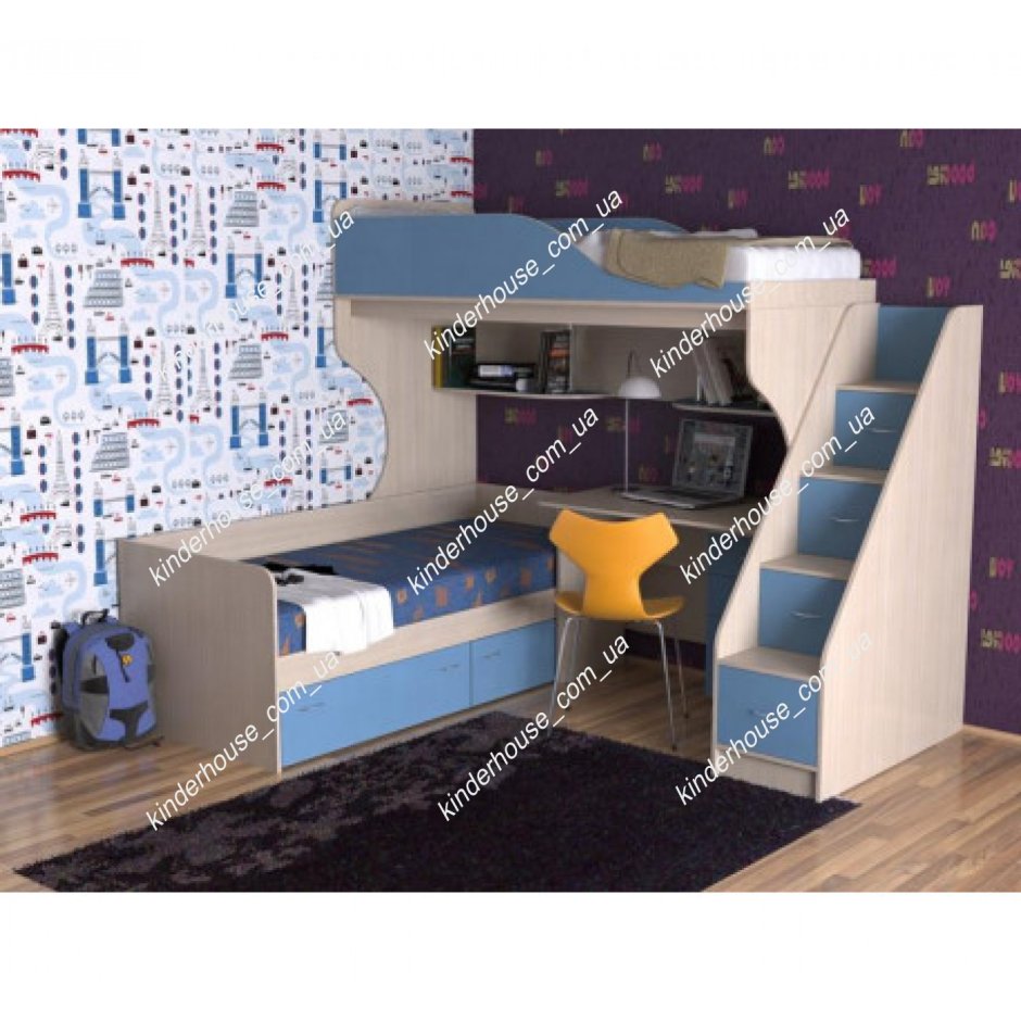 Кровать-чердак Фанки Кидз 7/1 св