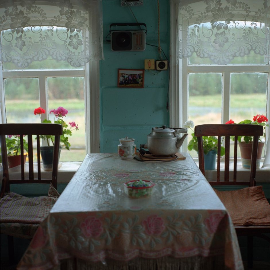 Дом в русском стиле с печкой