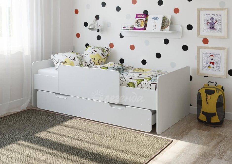 Детская кровать Легенда 14.2 выдвижная