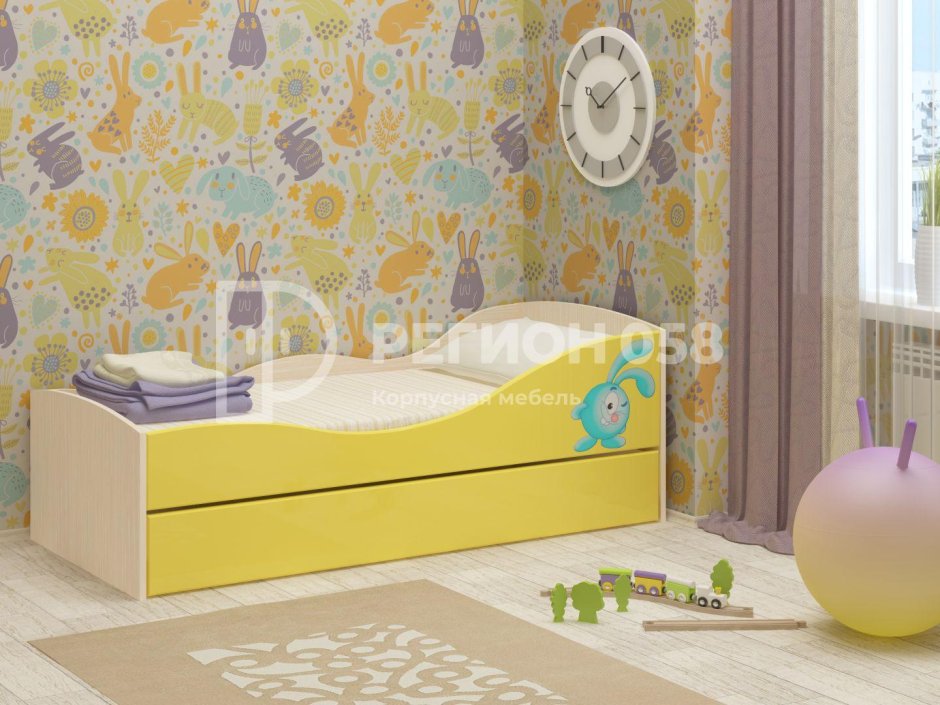 Кровать Юниор-10 лиловый белфорт