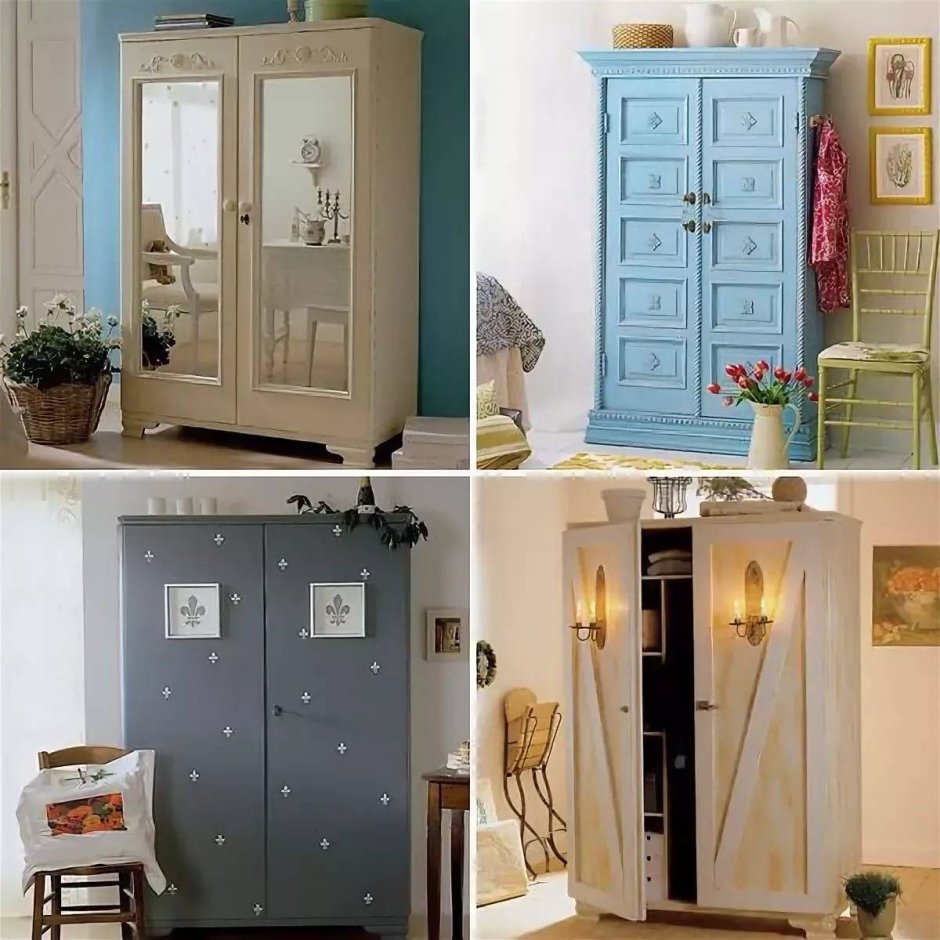 Деревянная мебель до после