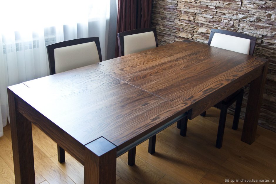 Стол обеденный из массива тика Soulа 210