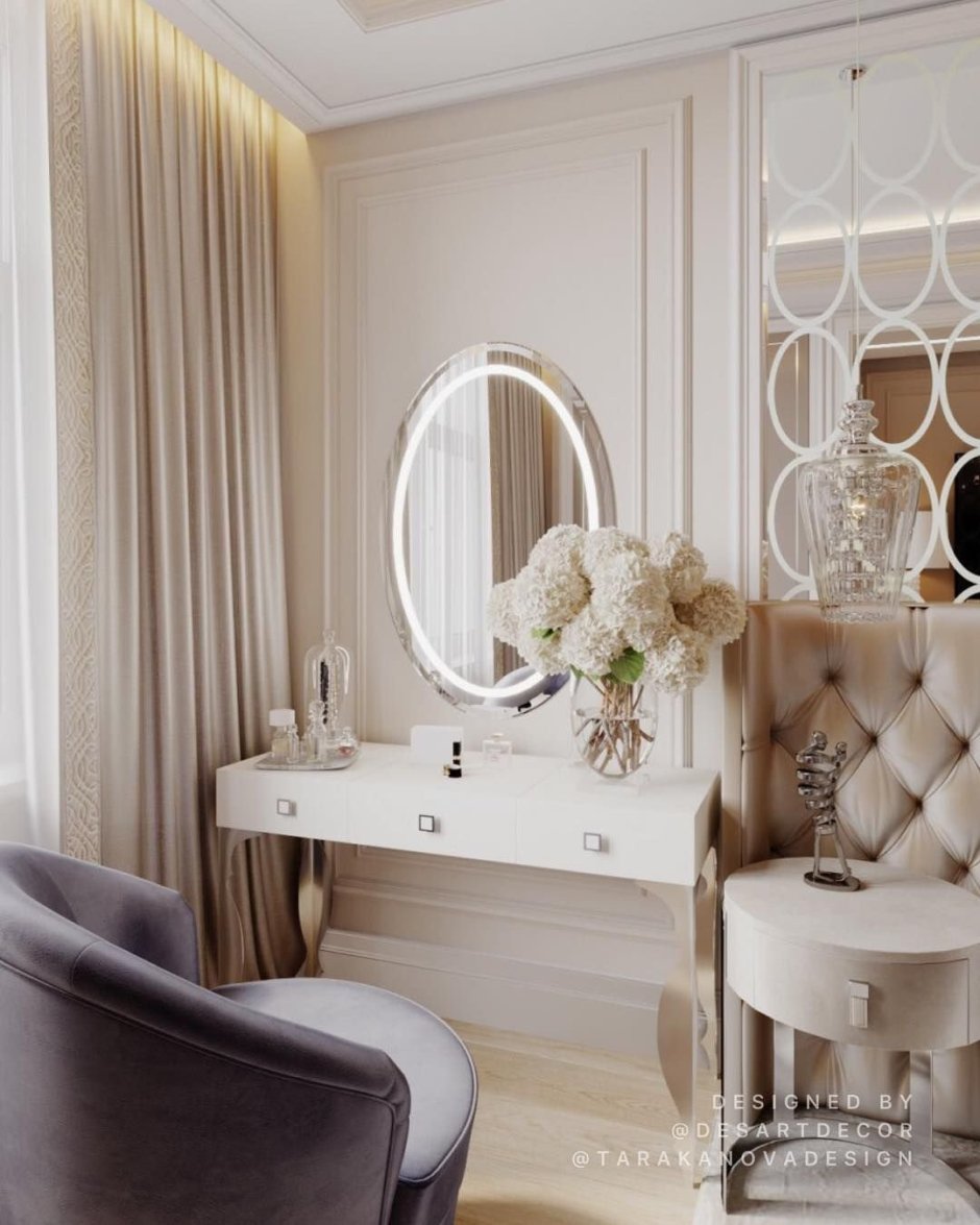 Туалетный столик в интерьере